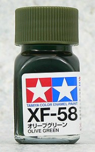TAMIYA 琺瑯系油性漆 10ml 橄欖綠色 XF-5